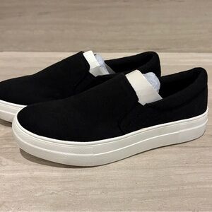 Brand new Soda Black suede Slip-On Sneakers